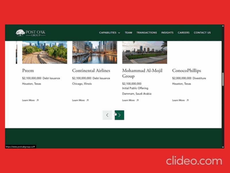 Cover image for Post Oak Group Framer Website