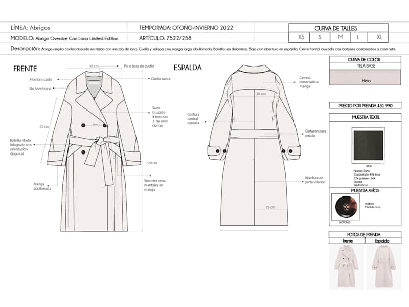 Cover image for Technical Sheets Recreation – FW22 Selection