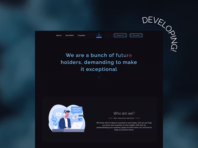 Cover image for Real Pros | A Call Center Company Website