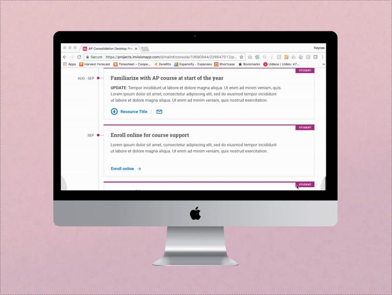 Cover image for AP Central Redesign for CollegeBoard