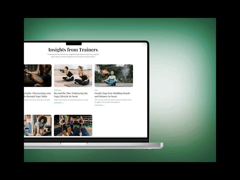 Cover image for Yoga Guru - Webflow Website