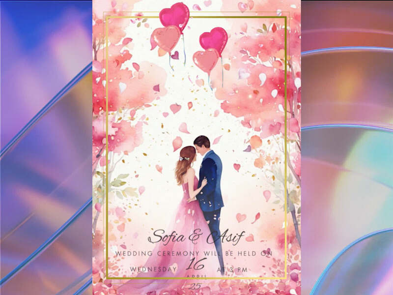 Cover image for Wedding Ecard Video Creation