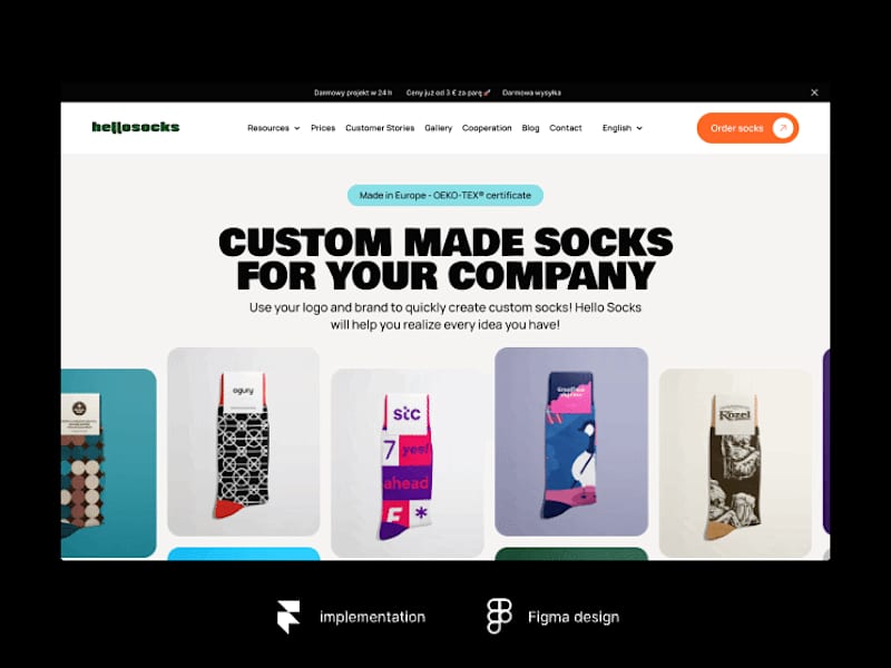 Cover image for Hello Socks - Website Design & Development