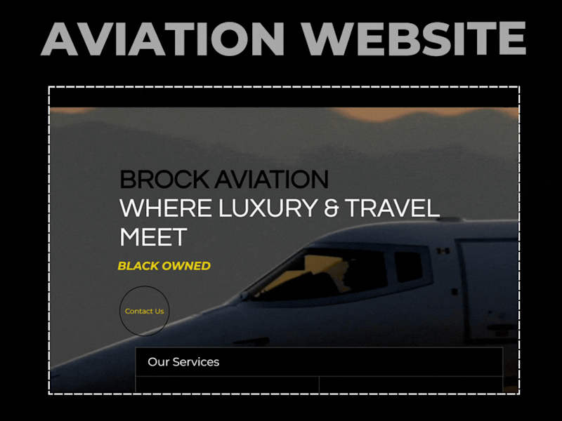 Cover image for Aviation Wix Studio Website