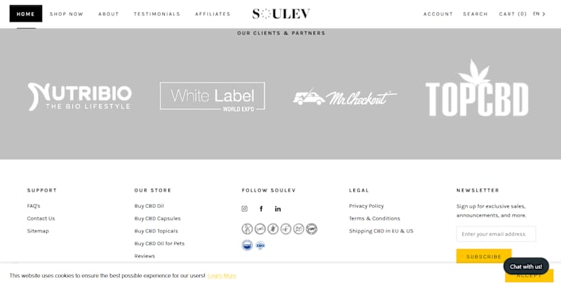 Cover image for Improve Navigation, UXUI, Content & SEO of Soulev Shopify