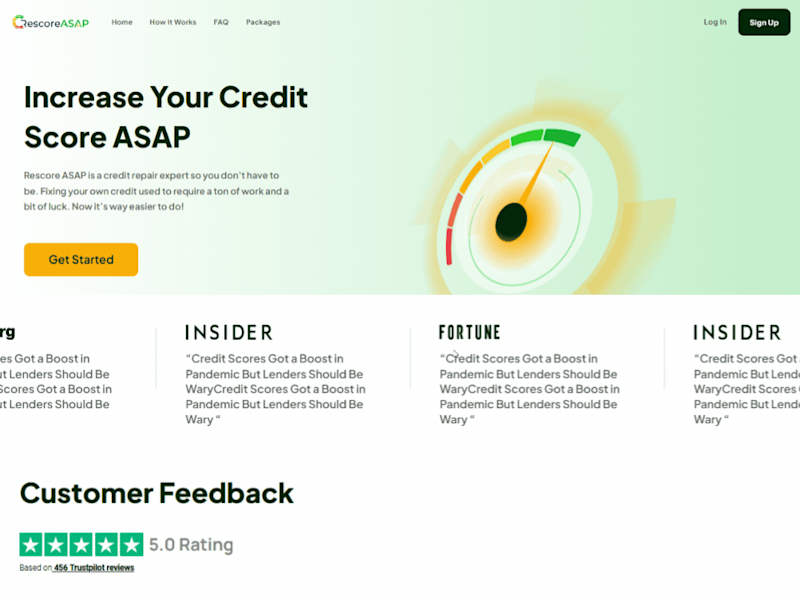 Cover image for RESCORE ASAP - Figma Design + Framer Conversion