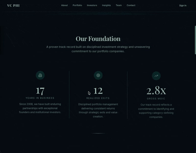 Cover image for VC Phi
A professional venture capital