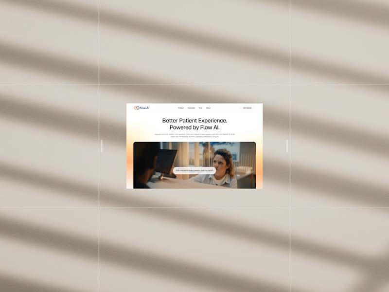 Cover image for Flow AI— Better Patient Experience, Powered by AI