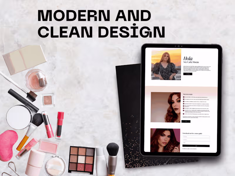 Cover image for Beauty Academy Website Design