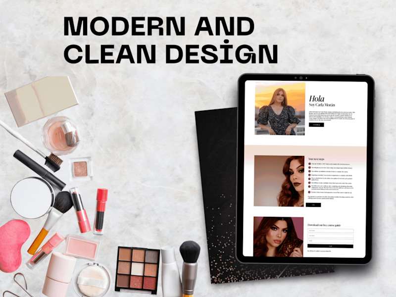 Cover image for Beauty Academy Website Design