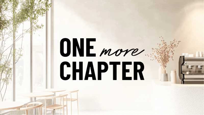 Cover image for Creation of 'One More Chapter' Café Concept
