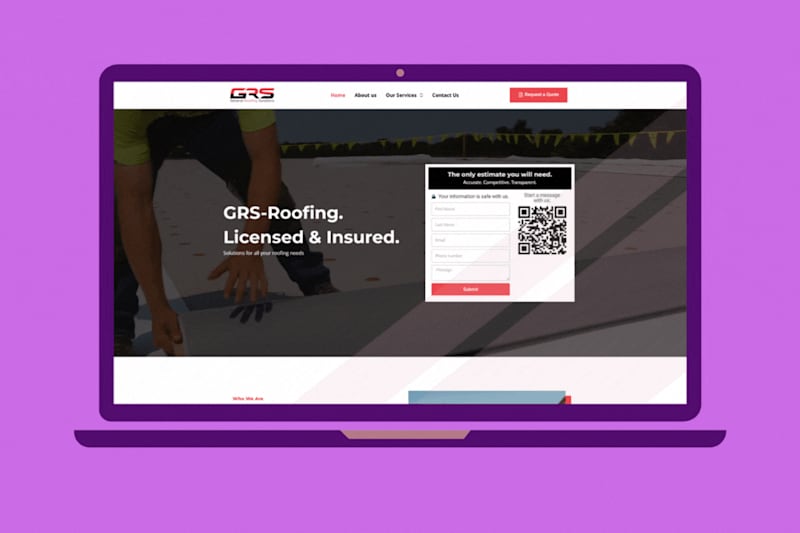 Cover image for Website Design for GRS-Roofing