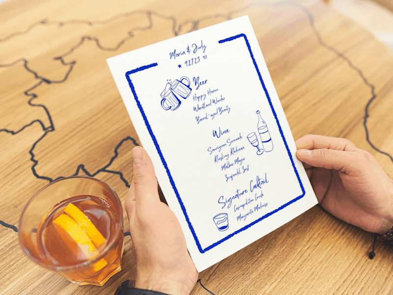 Cover image for Illustrated Menu Design