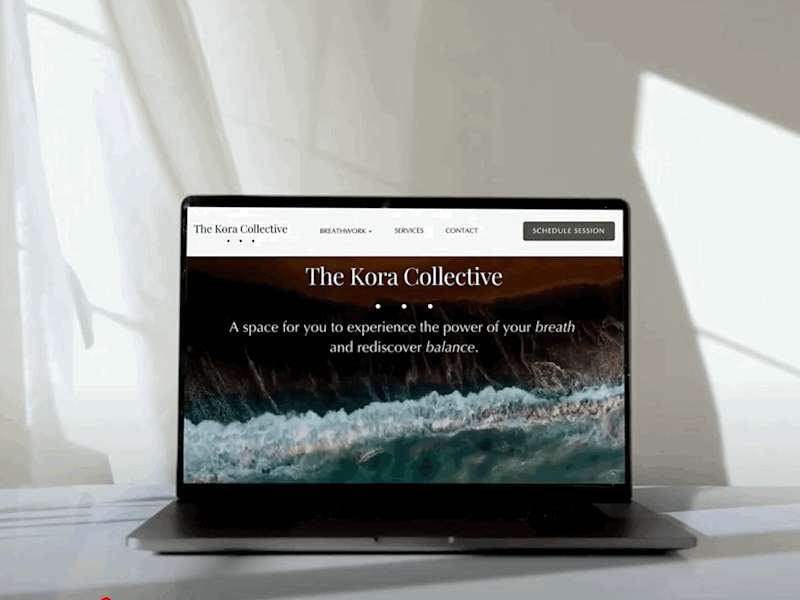 Cover image for The Kora Collective Minimal Site Design