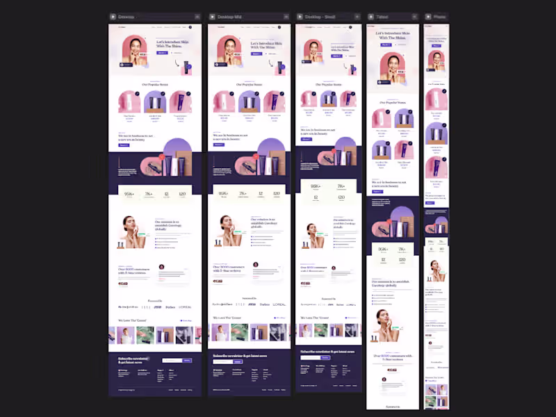 Cover image for Curology Skincare | Framer Template