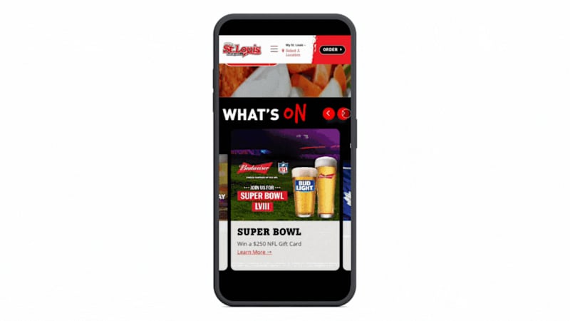 Cover image for St. Louis Bar & Grill Website