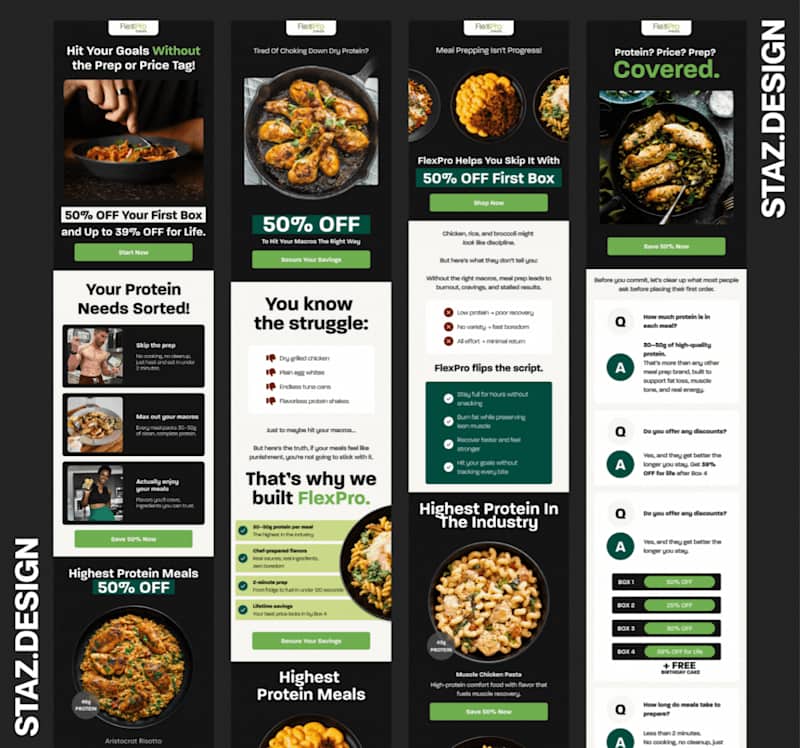 Cover image for A few emails that I designed awhile back :)