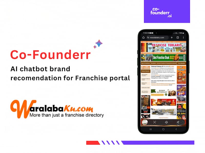 Cover image for AI chatbot brand recomendation for Franchise portal
