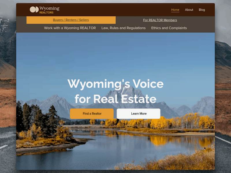 Cover image for Wyoming REALTORS: Website Refresh in Wix