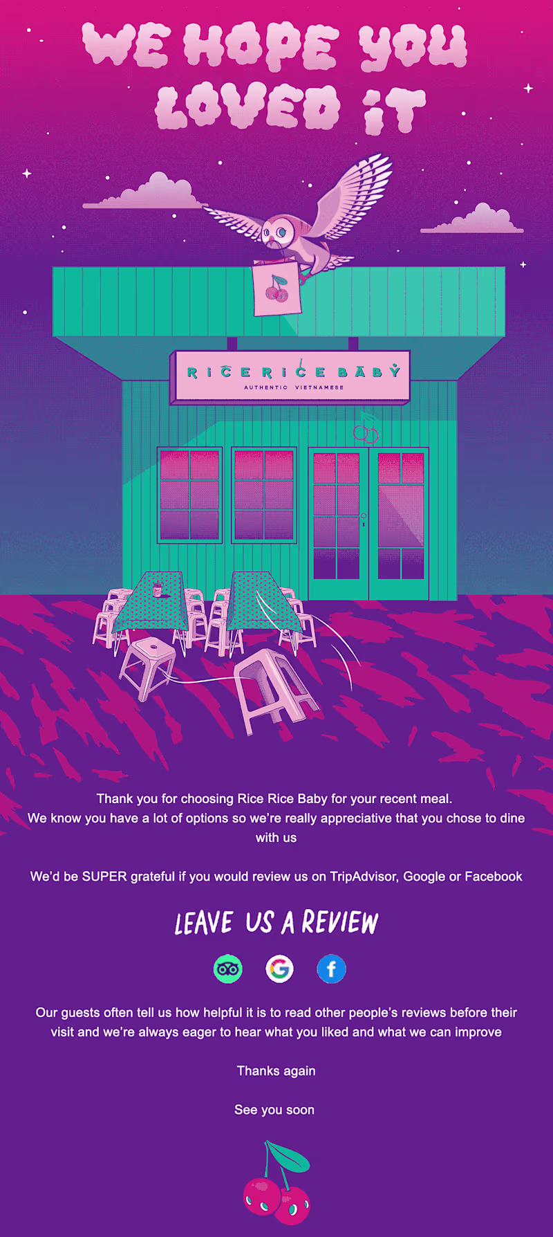 Cover image for Rice Rice Baby - MailChimp Template Design
