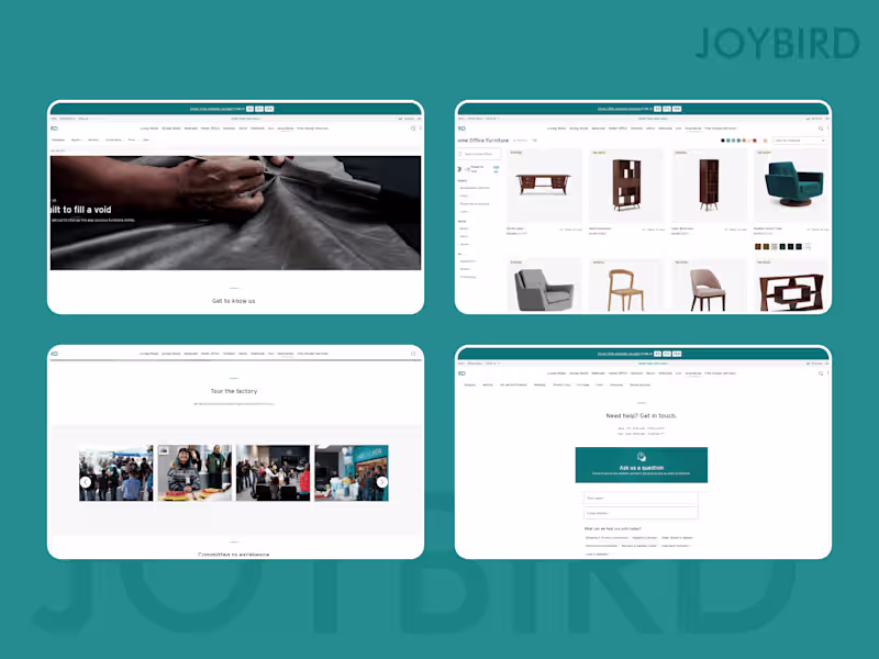 Cover image for Modern E-Commerce for Premium Sofas Built with React & Vue.js