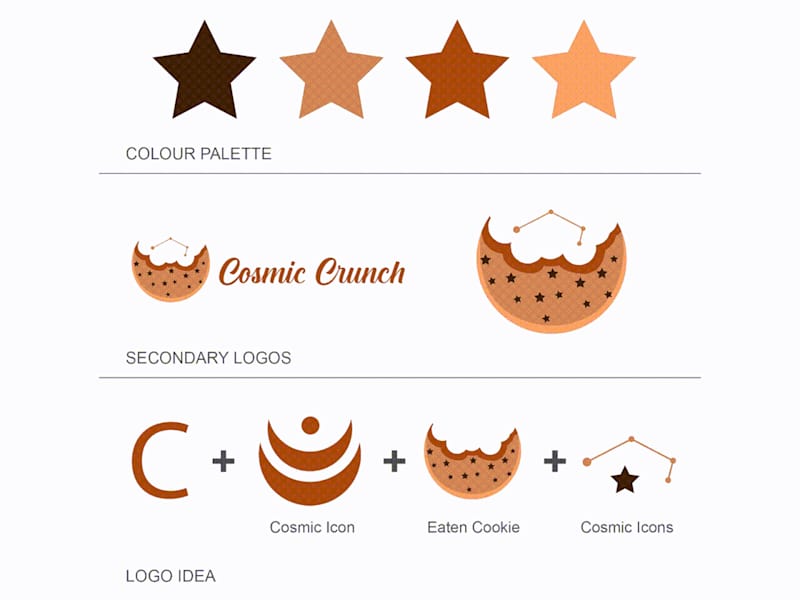 Cover image for Cosmic Crunch - Logo & Package Design