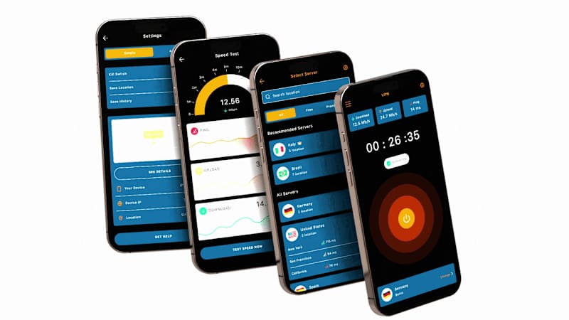 Cover image for VPN Mobile App UI/UX Design – Secure, Modern & User-Friendly