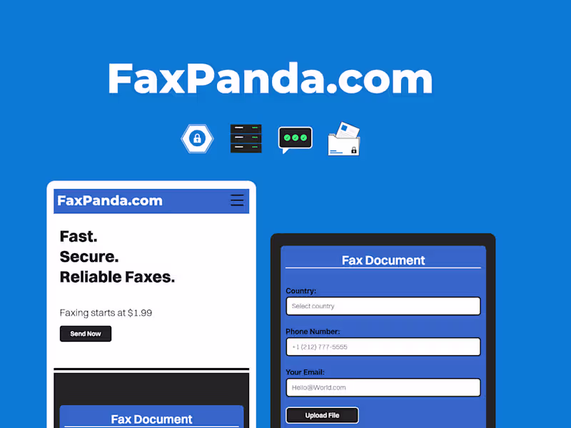 Cover image for Full Service SaaS - FaxPanda 🐼