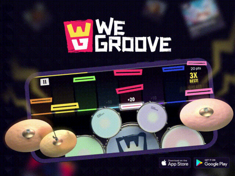 Cover image for WeGroove – Drum Play Mobile Game