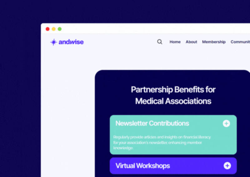 Cover image for Andwise Framer Web Design