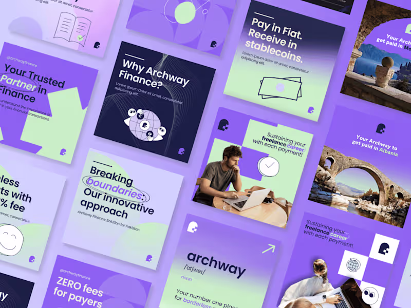 Cover image for Social Media Design & Strategy for Archway Finance’s Brand