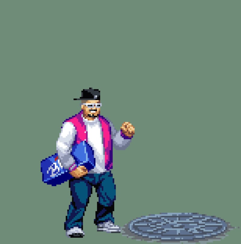 Cover image for Podpah BIS CCXP - pixel animations :: Behance