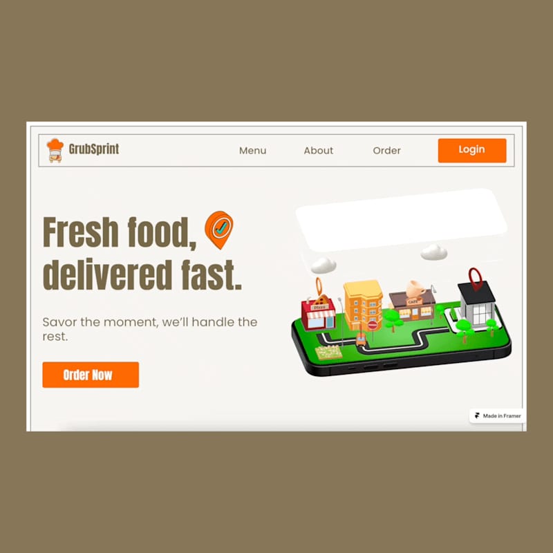 Cover image for Personal Project -Delivery Website 