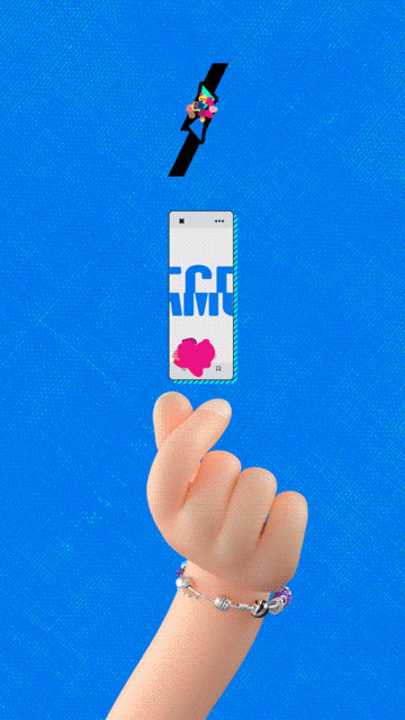 Cover image for React2 - Motion Design, social media concept