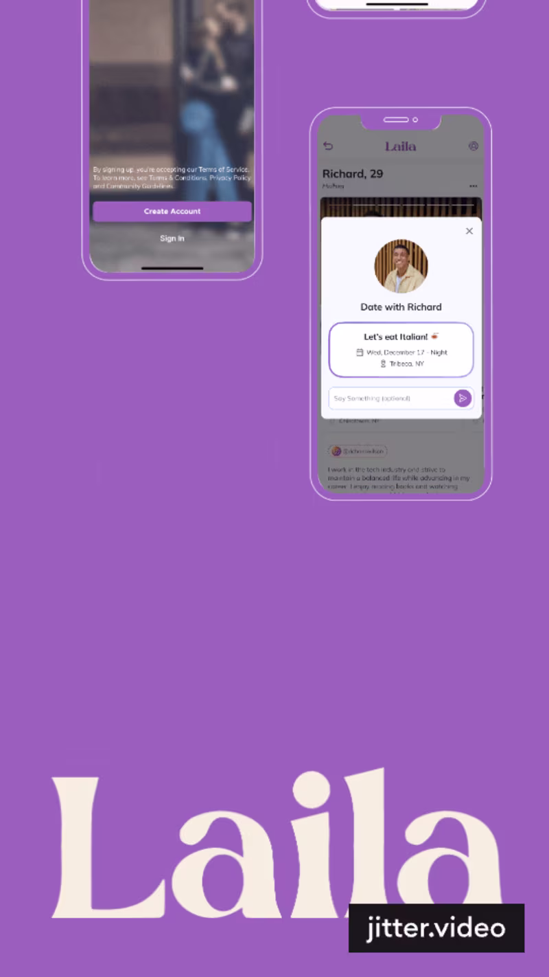 Cover image for Laila is a dating app