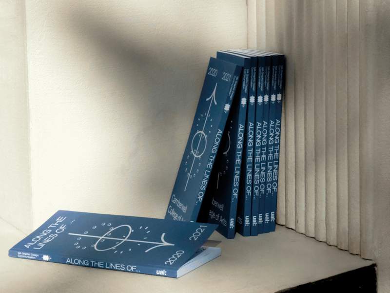 Cover image for Along the lines of...  – Editorial Design for a MA Catalogue