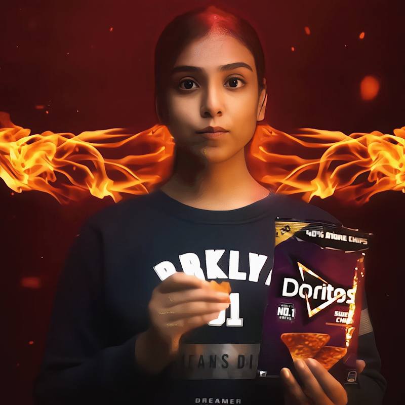 Cover image for Recreated an Ad for a Chips Brand