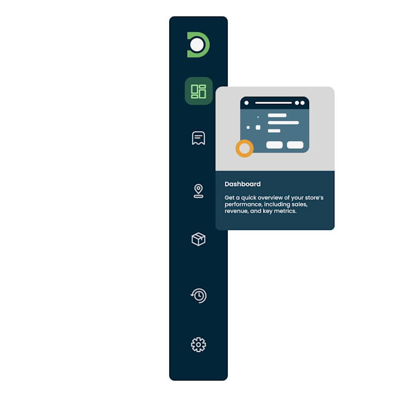 Cover image for Interactive Menu Tooltip for SaaS E-Commerce Dashboard