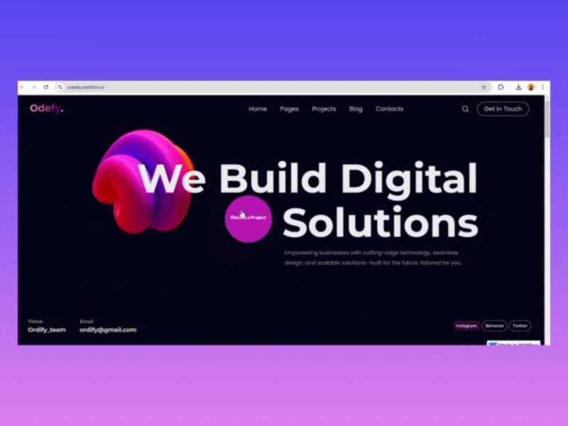 Cover image for Odefy Web design and development agency 