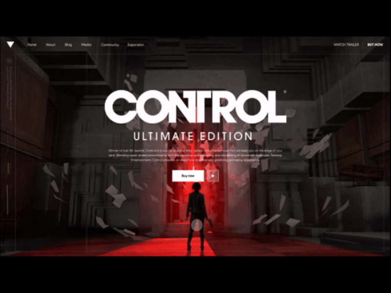 Cover image for Control /// Website Reinvention