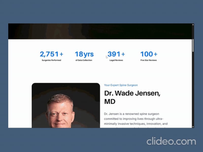 Cover image for Dr. Wade Jensen — Framer