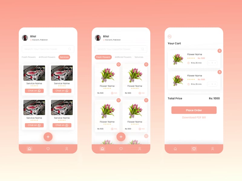Cover image for Rose Cart App Design Case Study