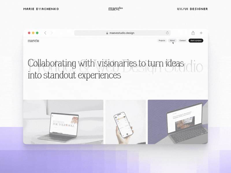 Cover image for Maeve Studio – Website in Framer