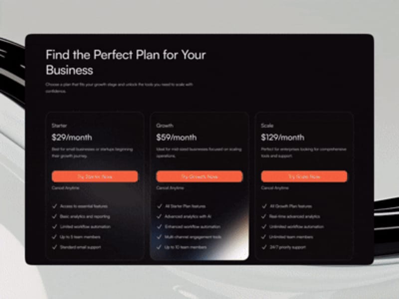 Cover image for Responsive Framer Landing Page