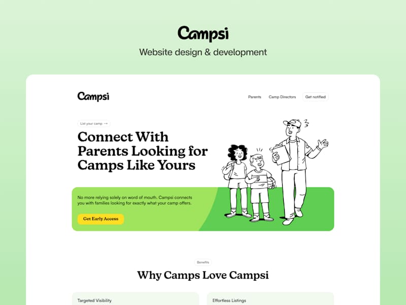 Cover image for Campsi - Framer Multi-Page Website Design and Development