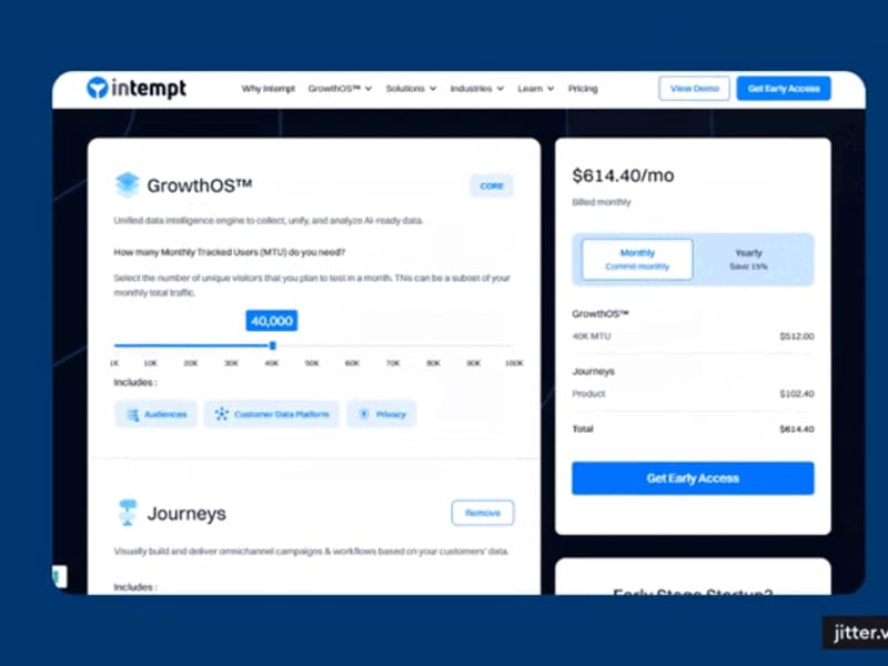 Cover image for  Intempt.com - Figma design to Webflow development 