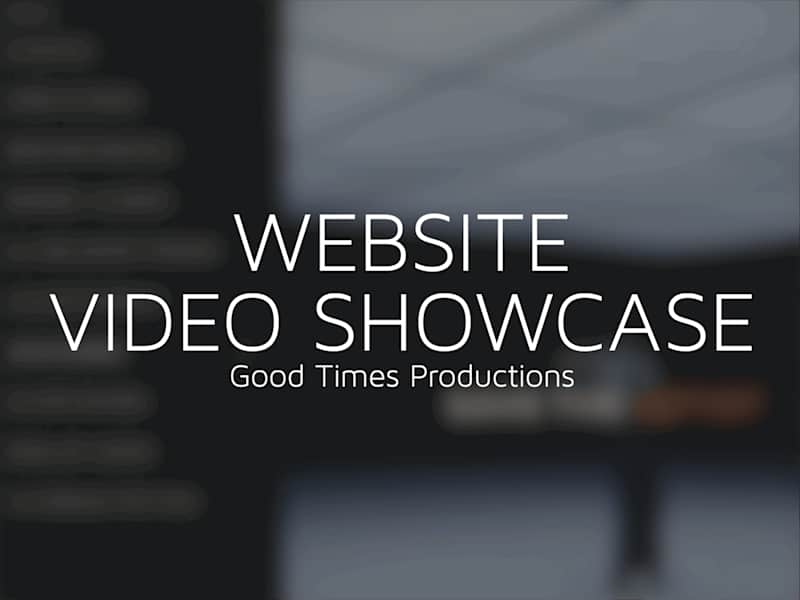 Cover image for Good Times Productions Website Showcase