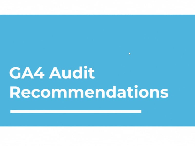 Cover image for Analytics Audit