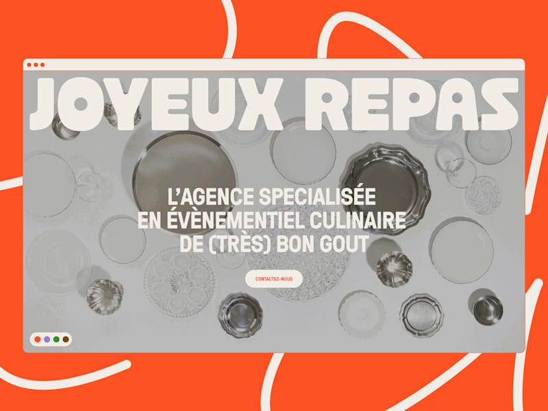 Cover image for Joyeux Repas - Webdesign & Webflow Development