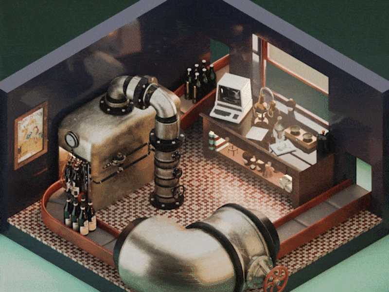 Cover image for Factory Loop 3D Modeling & Animation